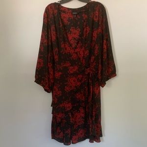 Torrid Floral Wrap Tunic